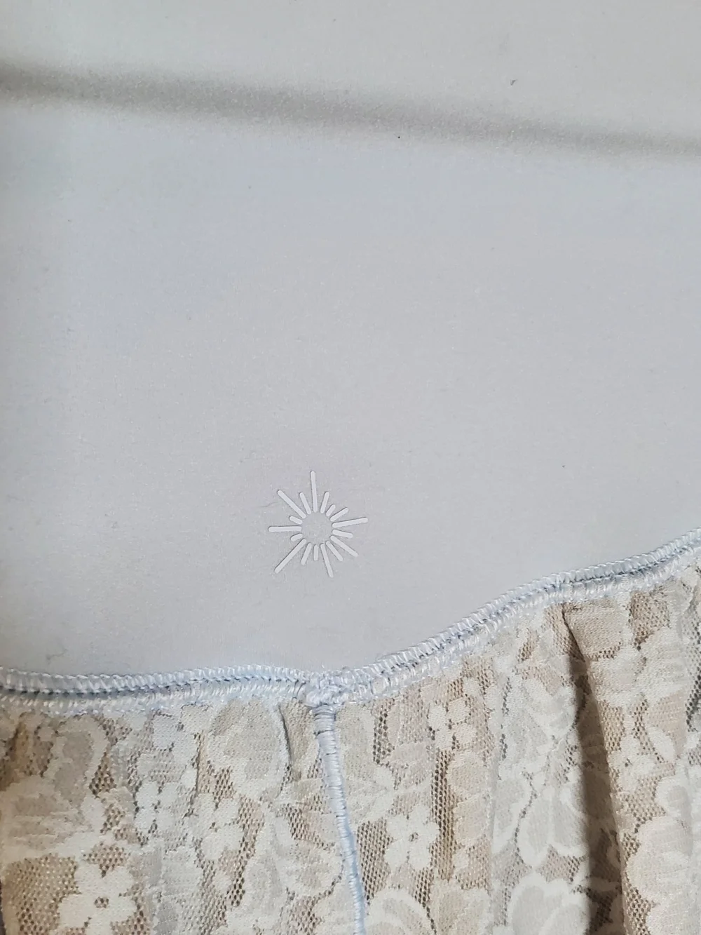 aerie Lace Ruffle Shorts in Light Blue Size XL - Picture 5 of 9